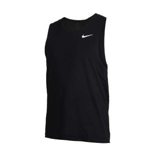 【NIKE 耐吉】男運動背心-無袖上衣 休閒 DRI-FIT 黑白(DV9814-010)