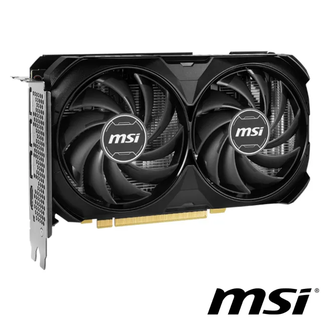 MSI 微星】GeForce RTX 4060 Ti VENTUS 2X BLACK 16G OC 顯示卡- momo