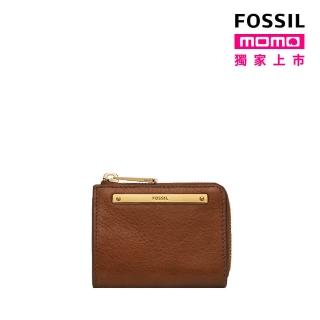 【FOSSIL 官方旗艦館】Liza 真皮零錢包-棕色 SL6406G200