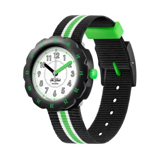 【Flik Flak】兒童手錶 ADRIEN 兒童錶 編織錶帶 瑞士錶 錶(34.75mm)