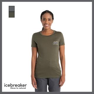 【Icebreaker】女 Tech Lite II 圓領短袖上衣 白雲之鄉-AD150(排汗衣/底層衣/美麗諾羊毛衣/T恤)