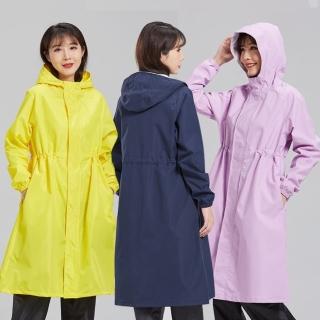 【巴黎精品】現貨+預購 雨衣防風外套(韓版連帽風衣連身男女雨具5色a1cd1)