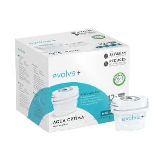 【LAICA 萊卡】AQUA OPTIMA 一年份evolve+濾芯(12入/盒)