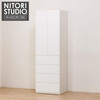 【NITORI 宜得利家居】◎衣櫥 PORTE-D 60BC WH(衣櫥 衣櫃 PORTE-D)