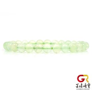 【正佳珠寶】葡萄石糖果嫩綠6mm手珠
