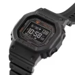 【CASIO 卡西歐】G-SQUAD系列追蹤睡眠 血氧儀 多功能運動方形潮流腕錶 經典黑 44.5mm(DW-H5600-1)