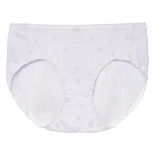 【BeenTeen 嬪婷】環保系列-零碳天絲™纖維 M-3L中低腰小平口夜間生理褲 BB3665搭配內褲-BS4565UM(溫柔紫)
