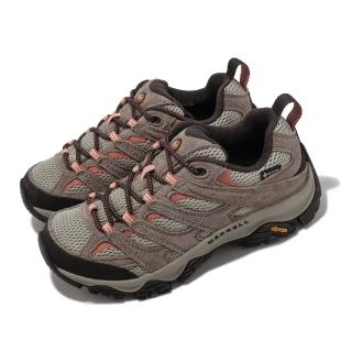 【MERRELL】登山鞋 Moab 3 GTX 女鞋 棕 粉 防水 避震 黃金大底 郊山 越野 戶外(ML500230)