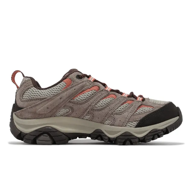 【MERRELL】登山鞋 Moab 3 GTX 女鞋 棕 粉 防水 避震 黃金大底 郊山 越野 戶外(ML500230)