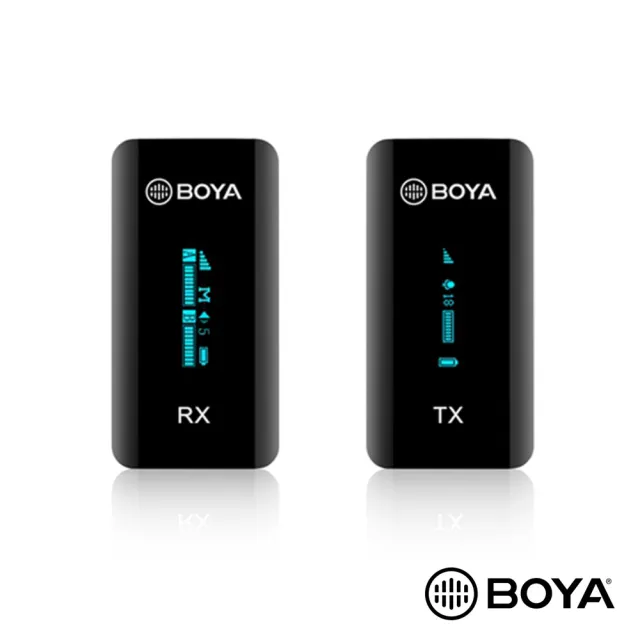 【BOYA 博雅】BY-XM6-S1 一對一 無線麥克風組 2.4G(公司貨)