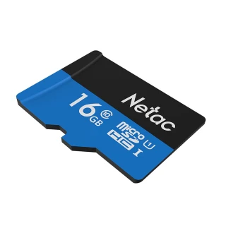 【Netac  台灣公司貨】16GB P500 MicroSDHC C10 U1 記憶卡(最高讀速90MB/s  原廠5年保固)