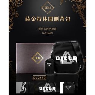 【DICLA 迪克拉】母親節禮物 薩金特休閒側揹包(經典時尚 防水防潮 精緻輕巧)