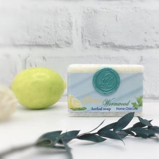 【鴻琴生活】逸佳ELEGANT檸檬艾草美容手工皂中皂100g 全身適用(花草系列)