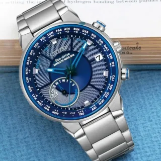 【CITIZEN 星辰】GENTS系列 光動能 GPS衛星對時 多功能腕錶 44mm(CC3030-53L)