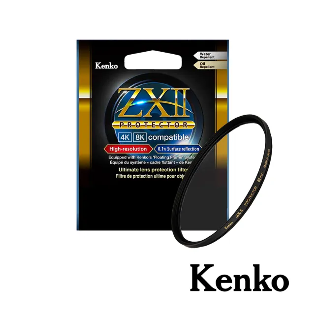 【Kenko】ZXII PROTECTOR 62mm 濾鏡保護鏡(公司貨)