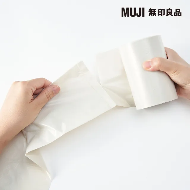 【MUJI 無印良品】再生聚乙烯垃圾袋/S/45x58cm、35入