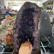 【千奇國際精品】頂級巴西紫水晶洞ESPa++16.76kg煙花瑪瑙(吸金聚氣 招貴人健康 擺財位有靠山)