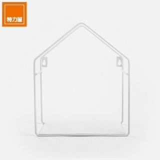 【特力屋】Home Zone 北歐風烤漆裝飾小屋置物架 24x12x29cm
