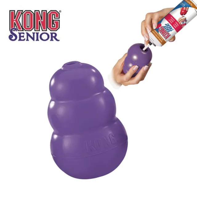 【KONG】老犬紫葫蘆-M號KN2(狗玩具/犬玩具)