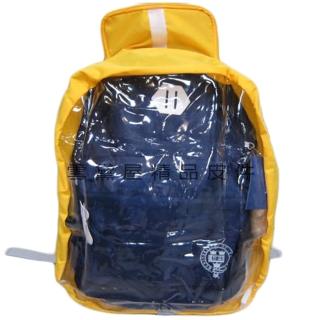 【SNOW.bagshop】雨衣罩後揹包雨衣罩40L臺灣製造輕巧好收納不佔空間(可掛包包輕便攜帶防水尼龍+透明PVC質)