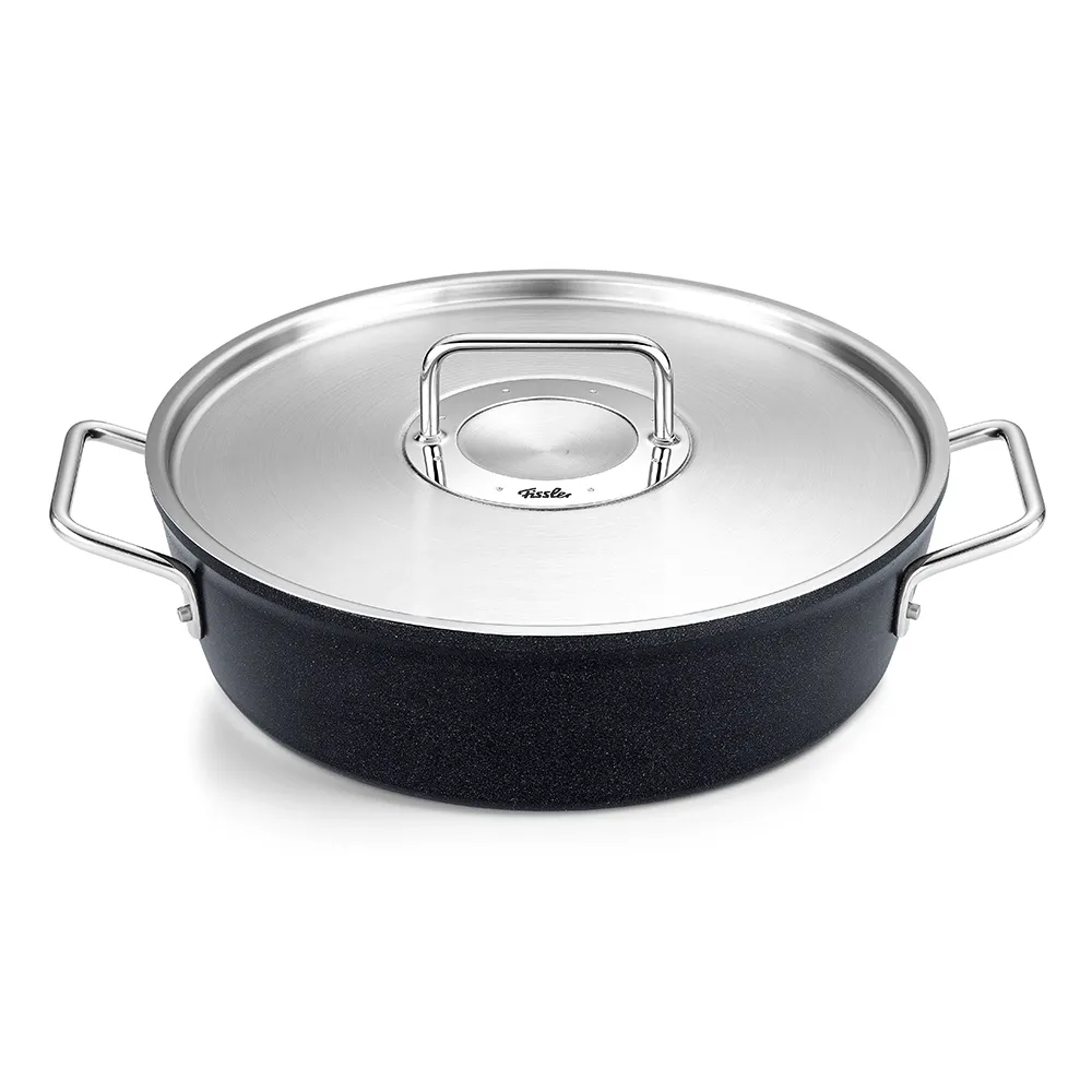 【Fissler】碳矽系列-萬用鍋24cm3.15L(碳矽元素可用鋼鏟)