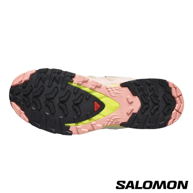 salomon】女XA PRO 3D V9 Goretex 健野鞋(榛果棕/英玫紅/黃) - momo