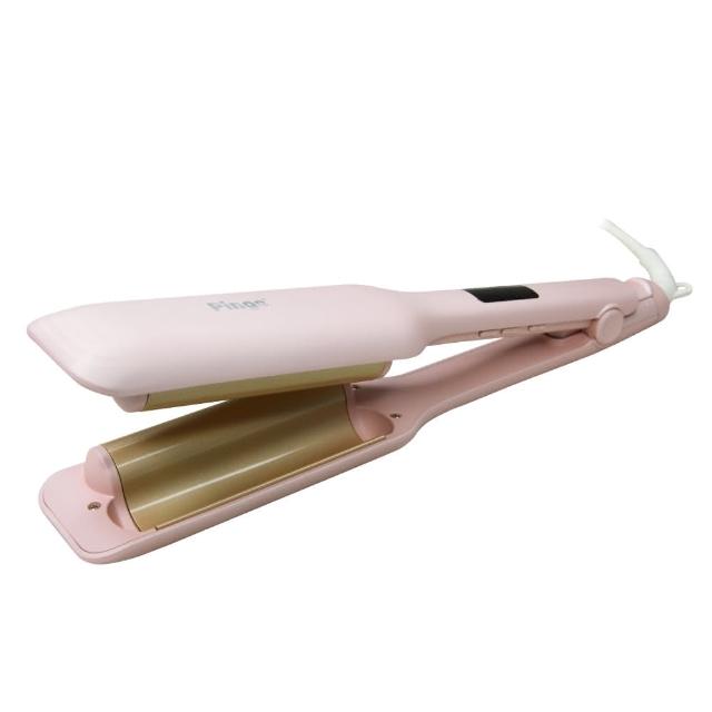 【PINGO 台灣品工】Royal K9 外噴式負離子波浪蛋捲夾(法式浪漫波浪捲)