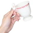 【小禮堂】Disney 迪士尼 瑪麗貓 造型陶瓷茶杯 250ml - 白坐姿款(平輸品)
