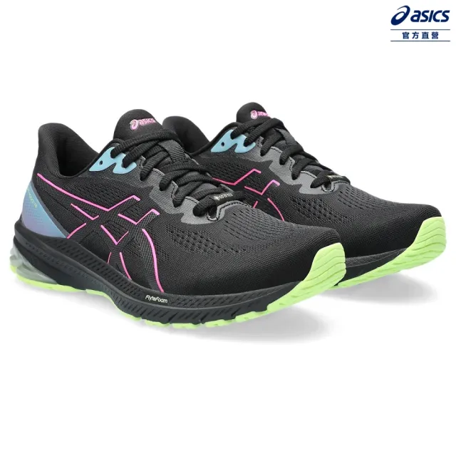 【asics 亞瑟士】GT-1000 12 GTX 女款 防水 慢跑鞋(1012B508-001)