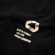 【5th STREET】男裝有機棉V領短T恤-黑色