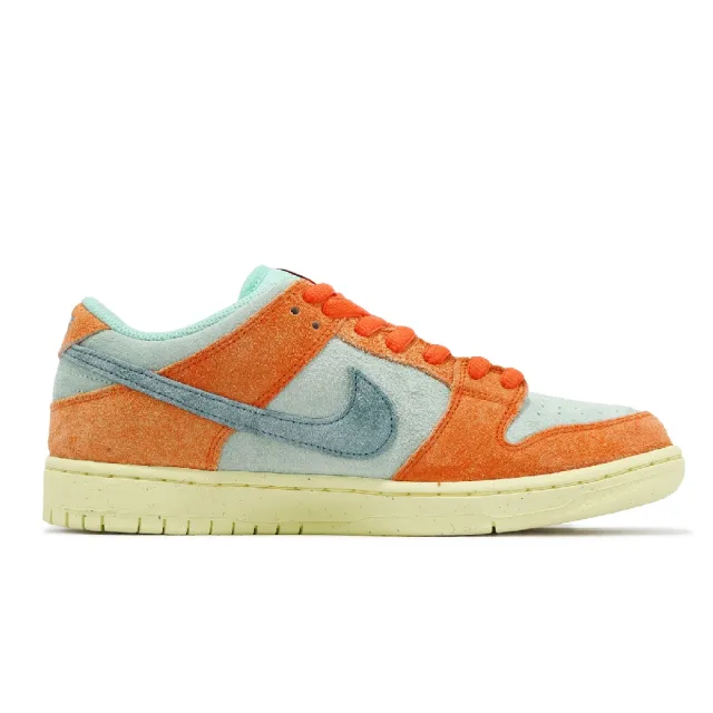 NIKE 耐吉】滑板鞋SB Dunk Low Pro PRM 男鞋女鞋橘藍麂皮撞色Noise