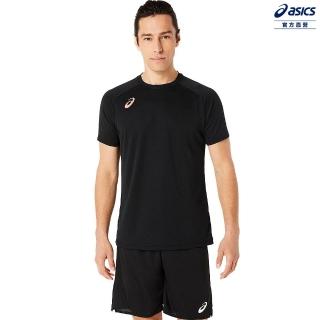 【asics 亞瑟士】短袖上衣 男款 排球 上衣(2051A347-002)