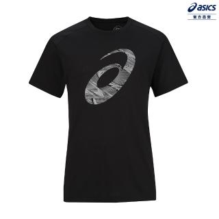 【asics 亞瑟士】反光短袖上衣 男款 跑步 上衣(2011D029-001)