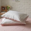 【翔仔居家】100%精梳純棉 鋪棉兩用被套床包4件組-花徑(加大)