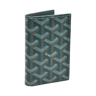 【GOYARD 高雅德】經典SAINT-PIERRE手工帆布摺疊萬用卡夾(綠色STPIE2PMLTY01CL01P-GREEN)