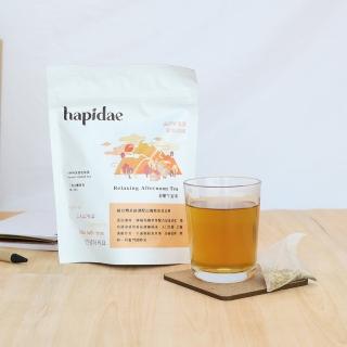 【hapidae】舒壓午安茶(三角茶包;2g*18入;舒活複方系列;天然花草茶;一日三餐;幫助消化)