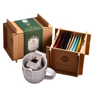 【繽豆咖啡】精品心體驗濾掛咖啡禮盒x1盒(10入/盒)