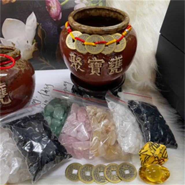 【千奇國際精品】招財聚寶甕台灣☆☆鶯歌陶瓷手作(小平口束錢聚寶甕☆☆ 聚財 守錢☆聚寶盆 招財)