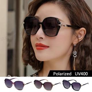 【SUNS】Polarized抗UV 時尚精緻狐狸造型名媛款 淑女偏光墨鏡(輕量/防眩光/抗UV400)