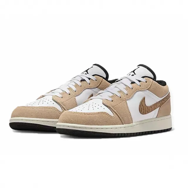 NIKE 耐吉】Air Jordan 1 Low SE Brown Elephant GS 摩卡大童(DZ5368