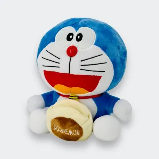 【Doraemon 哆啦A夢】12吋哆啦A夢抱銅鑼燒(絨毛玩偶坐姿 2412006-1)