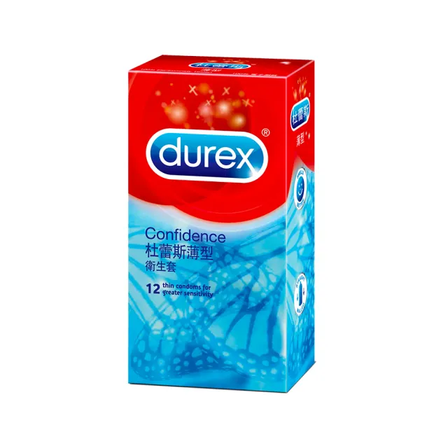 【Durex 杜蕾斯】★薄型裝保險套(12入/盒)