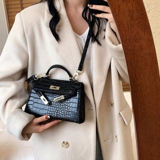 【MoonDy】包包 女生包包 包包 鎖頭包 斜揹包 化妝包 收納包 手提包女 歐美包包 真皮包包 精品包包