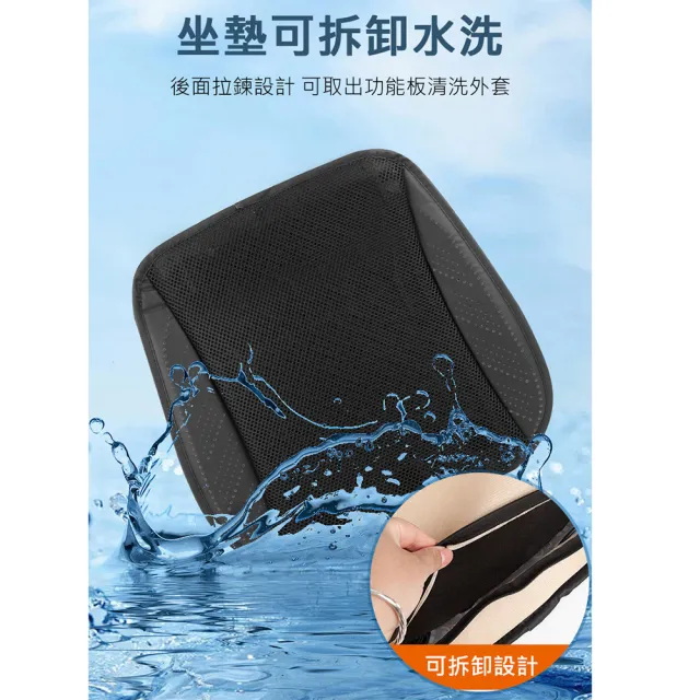 【MEHOME 美好家】汽車用通風涼爽坐墊/風扇散熱椅墊(久坐不悶熱)