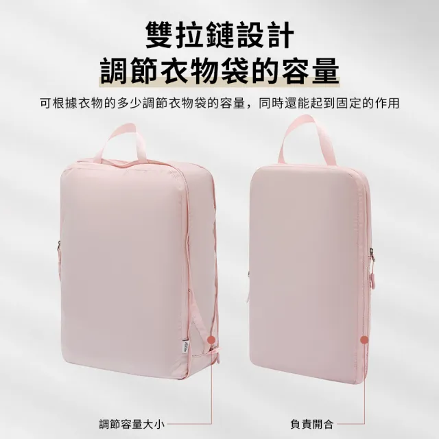 【Starshop】衣物壓縮收納袋 行李箱分類旅遊壓縮袋 盥洗收納包 旅行出差收納包 化妝包