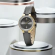 【CASIO 卡西歐】SHEEN 輕奢金屬光皮帶女錶(SHE-4559GL-8A)