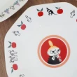 【yamaka】Moomin 嚕嚕米 陶瓷八角餐盤附勺組 19cm 小美 典雅精緻(餐具雜貨)