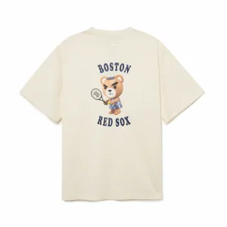 【MLB】短袖T恤 Mega Bear系列 波士頓紅襪隊(3ATSE0334-43CRD)