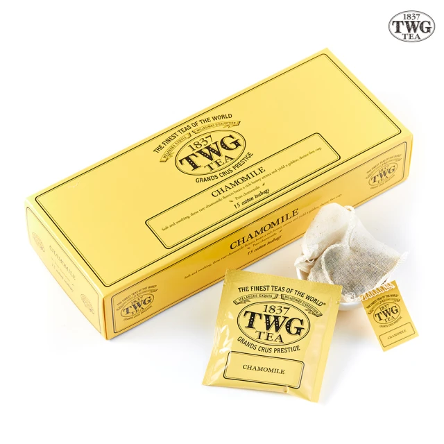 TWG Tea 手工純棉茶包 洋甘菊茶 15包/盒(Chamomile ;南方國寶茶)