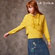 【Le Polka】陽光暖黃設計連帽上衣-女